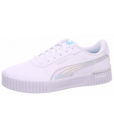 Puma Carina 2.0 Mermaid JR Sneaker in 001 white hero blue