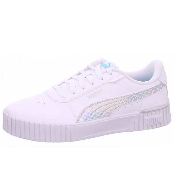 Puma Carina 2.0 Mermaid JR Sneaker in 001 white hero blue
