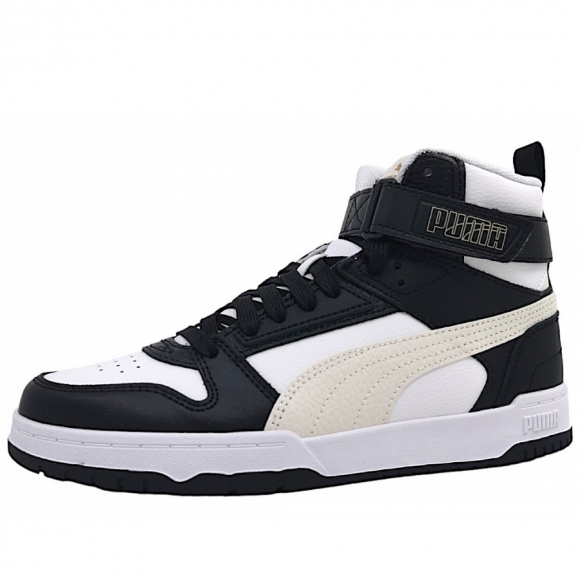 Puma Sneaker high in white/ black/ vapor gray