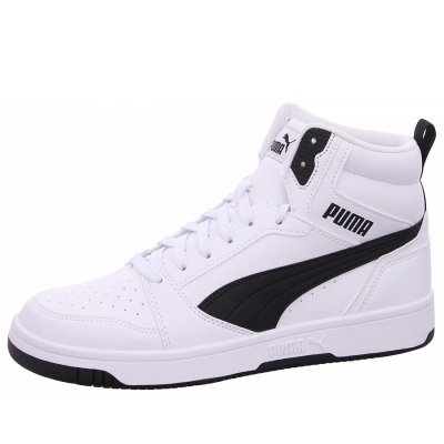 Puma Rebound V6 Mid Jr. Sneaker high in 002 white black