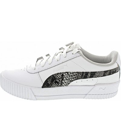 Puma Carina L Snake Sneaker low in white-gray violet-silver