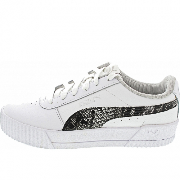 Puma Carina L Snake Sneaker low in white-gray violet-silver