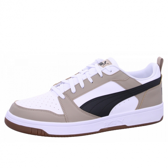 Puma Rebound V6 Low Sneaker in 052 white beige