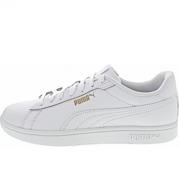Puma Smash 3.0 L Sneaker in white-white