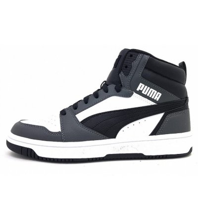 Puma Rebound V6 sportlicher Schnürer in 003 white/ black