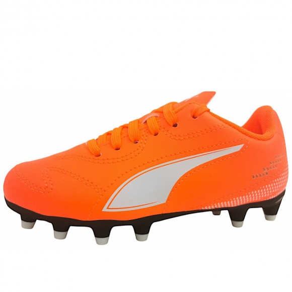 Puma Victoria II FG/AG Jr. Fußballschuh in red/white 03