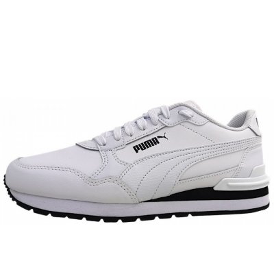 Puma ST Runner V4 L sportlicher Schnürer in white/black 07
