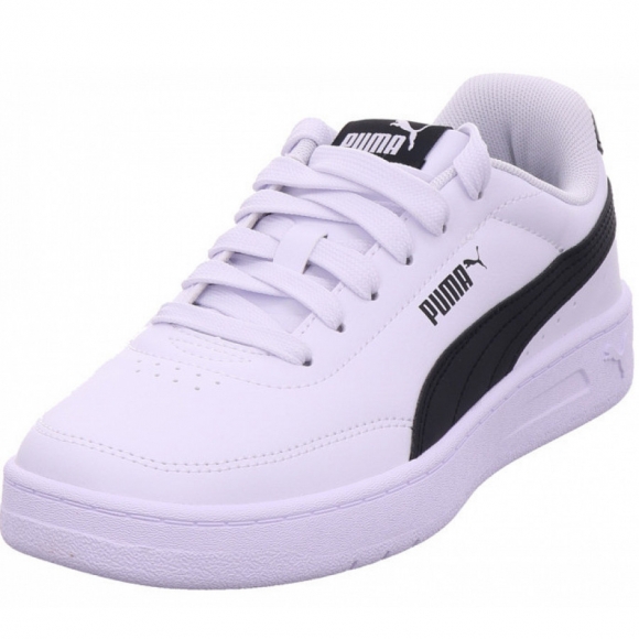 Puma court classic clean jr / Sportschuh in weiß
