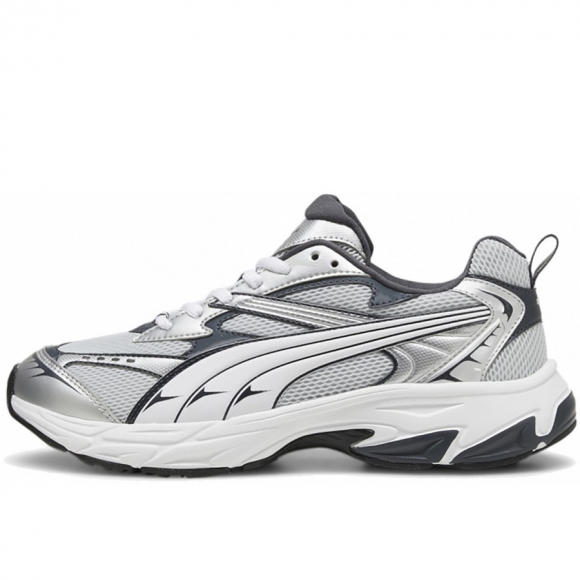 Puma in Glacial Grey-Puma white-strong gray