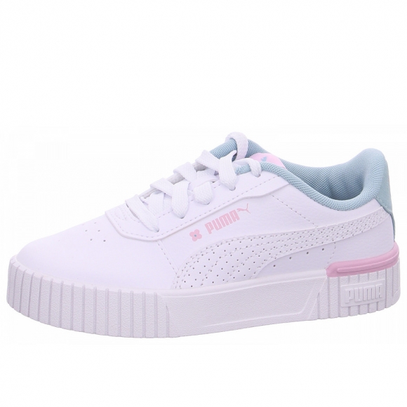 Puma Carina 2.0 Tropical PS Sneaker in 001 white-turquoise