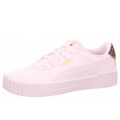 Puma Carina 3.0 Animal Sneaker in 001 white gold