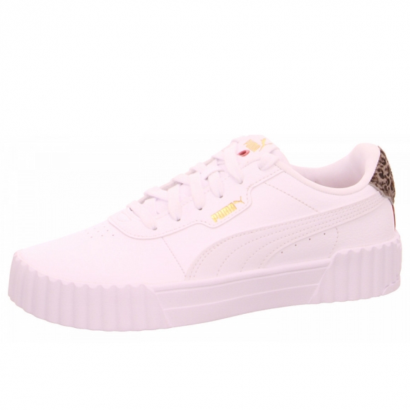 Puma Carina 3.0 Animal Sneaker in 001 white gold