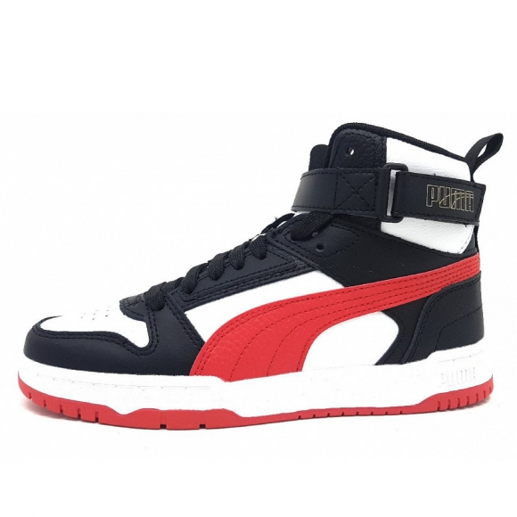 Puma RBD Game Jr Stiefel in 008 white-red-black-gold