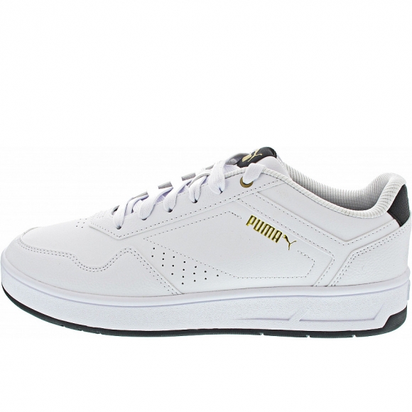 Puma Court Classic Sneaker in white-black-gold