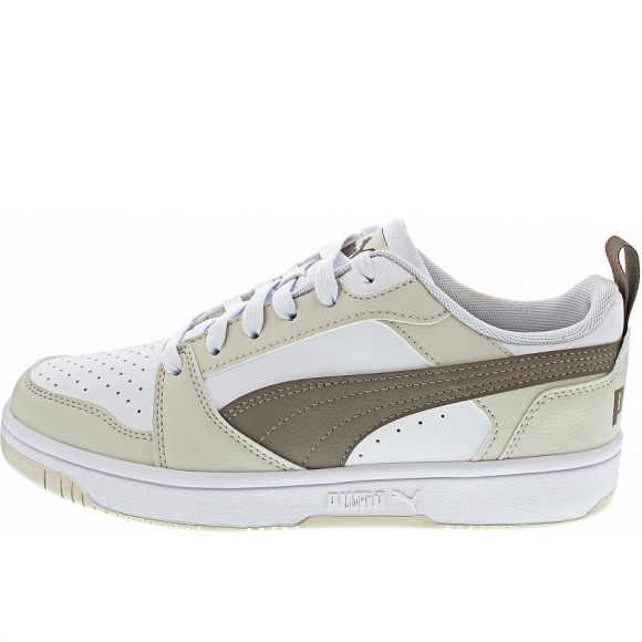 Puma Rebound v6 Low Sneaker low in wht-taupe-alpine snow