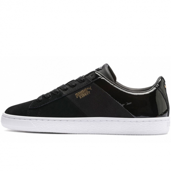 Puma Basket Remix Sneakers in Schwarz