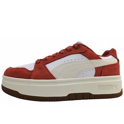 Puma Rebound Femme Low SD sportlicher Schnürer in white/ivory 04