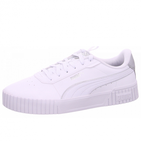 Puma Carina 2.0 Pop up Sneaker in 002 white matt