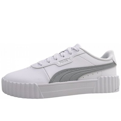 Puma Carina 3.0 sportlicher Schnürer in white/aqua 001