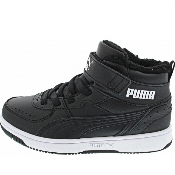 Puma Rebound Joy Fur PS Sneaker high in puma black-puma white