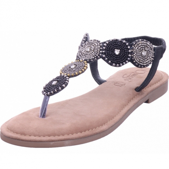 Queens Sandalette in schwarz
