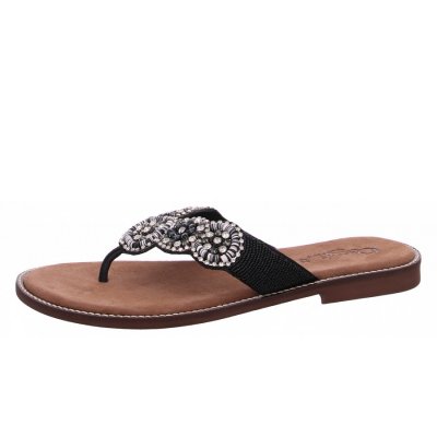 Queens Pantolette in black