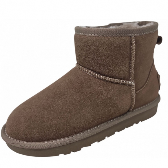 Queens Stiefel in taupe