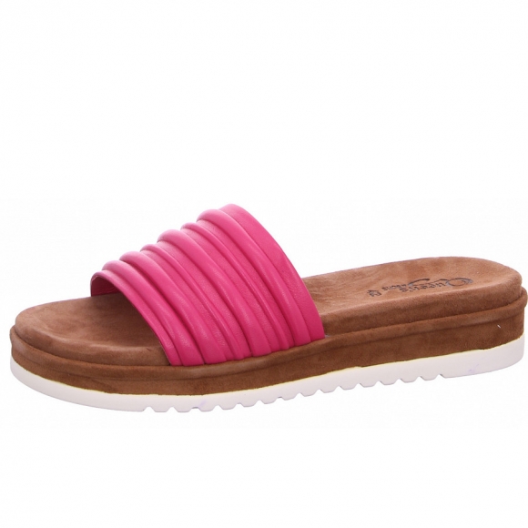 Queens Pantolette in fuxia