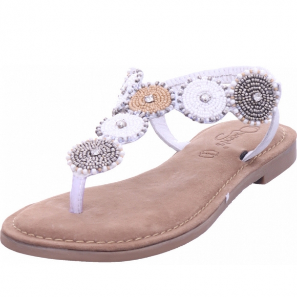 Queens Sandalette in weiß