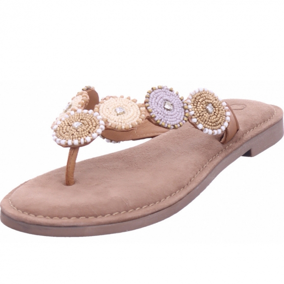 Queens Pantolette in braun