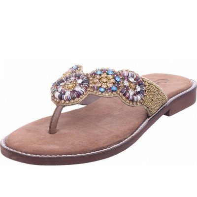 Queens Pantolette in bronze