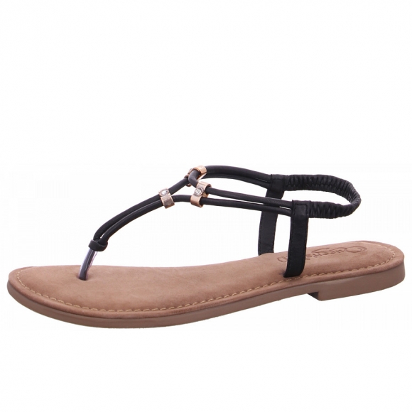 Queens Sandale in 9 schwarz
