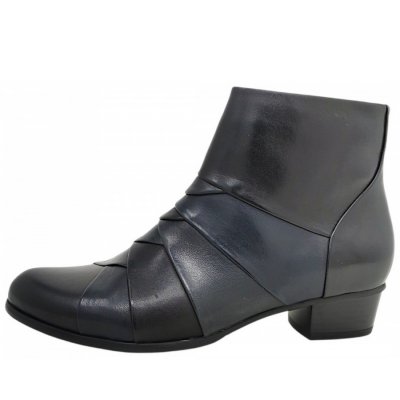 regarde le ciel Stiefeletten in Black/Navy/piombo 166