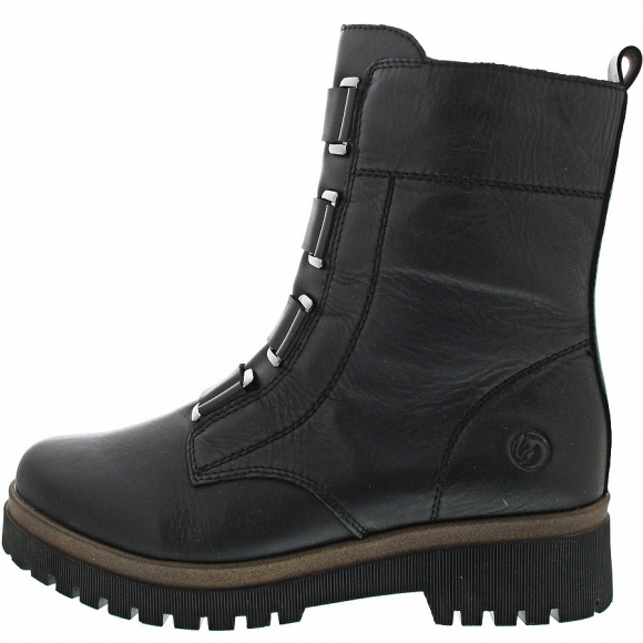 Remonte Schnürstiefel in schwarz
