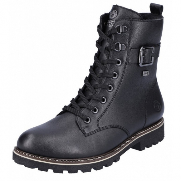 Remonte Schnürstiefel in schwarz