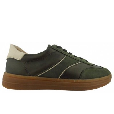 Remonte grün kombi sportlicher Schnürer in moor/moor/cotton/moor