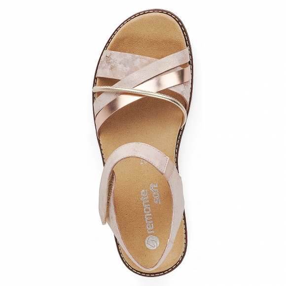 Remonte Sandale in rosa/rosegold/kupfer