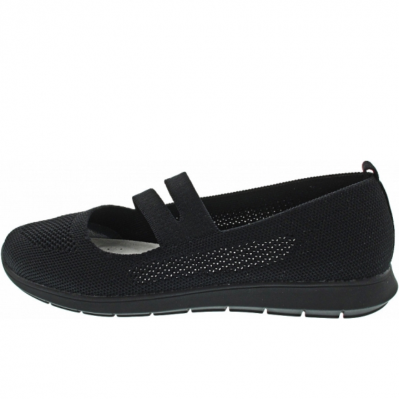 Remonte Ballerina in schwarz