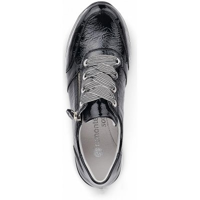 Remonte Sportliche Schnürer in nero/black