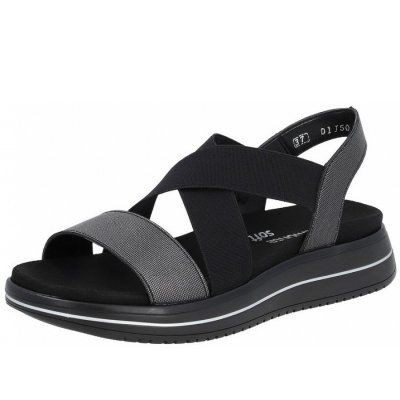 Remonte Sandale in nero schwarz