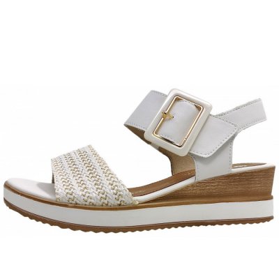 Remonte Sandale in weiss-gold/weiss 81