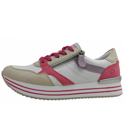 Remonte Schnürer in weiss/pink 83