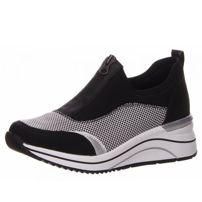Remonte Sneaker in schwarz kombi.