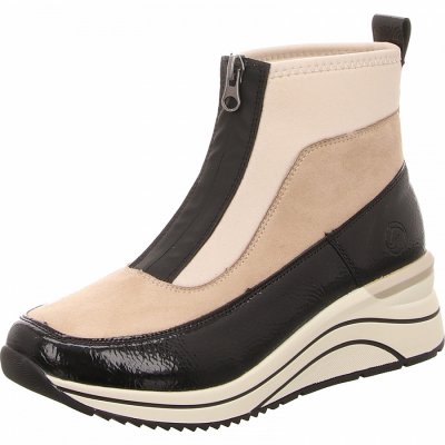 Remonte Stiefelette in beige kombi.
