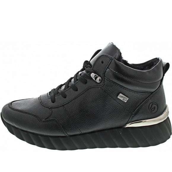 Remonte Schnürstiefel in schwarz