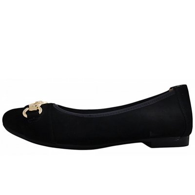 Remonte Ballerina in schwarz 02 Remonte Ballerina in schwarz 02