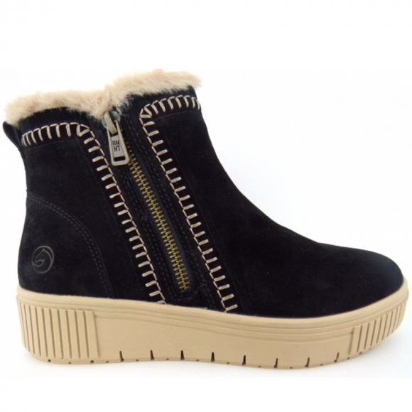 Remonte Stiefelette Stiefelette in 03 schwarz/schwarz/beige