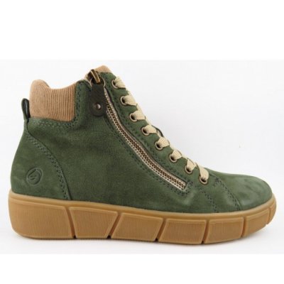 Remonte Warmfutter Stiefelette in moor/lehm/forest