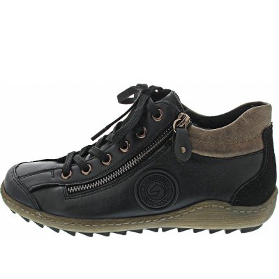Remonte Schnürschuhe in schwarz/schwarz/schw