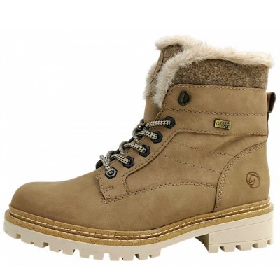Remonte Schnürstiefel in camel/camel/wood/beige